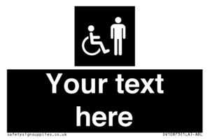 Custom information: black panel disabled and male